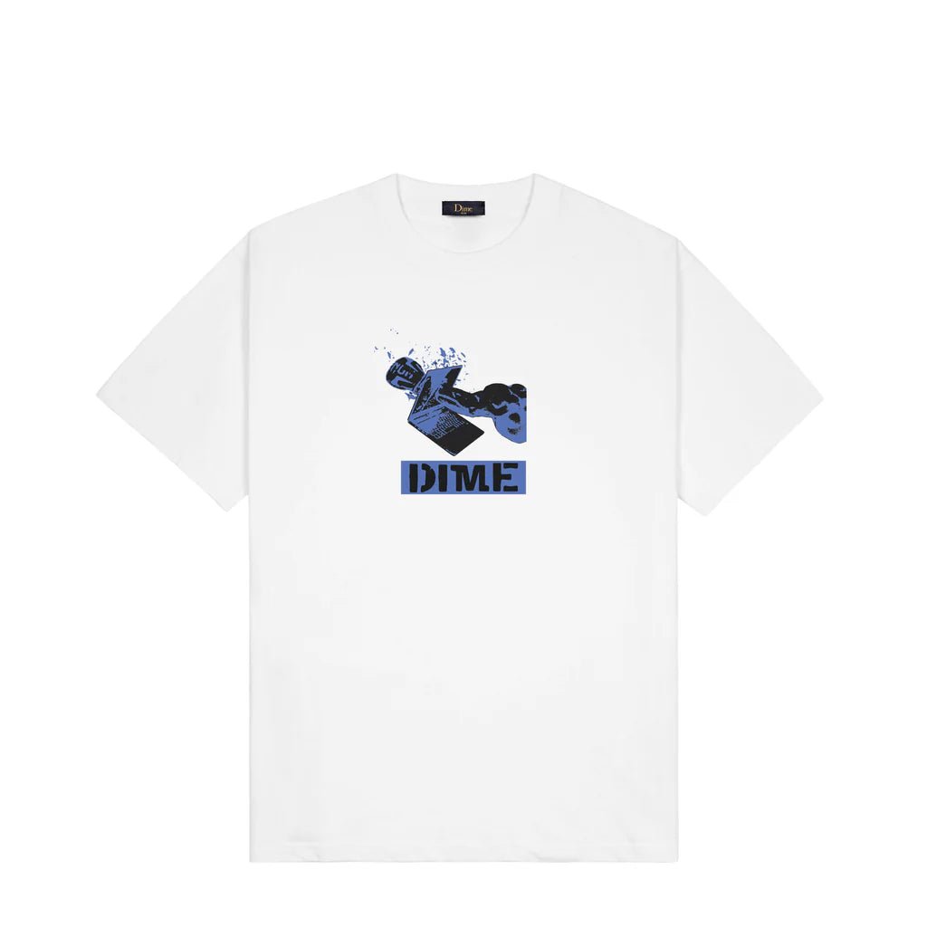 Dime Ragequit T - Shirt in White - Goodnews Skateshop