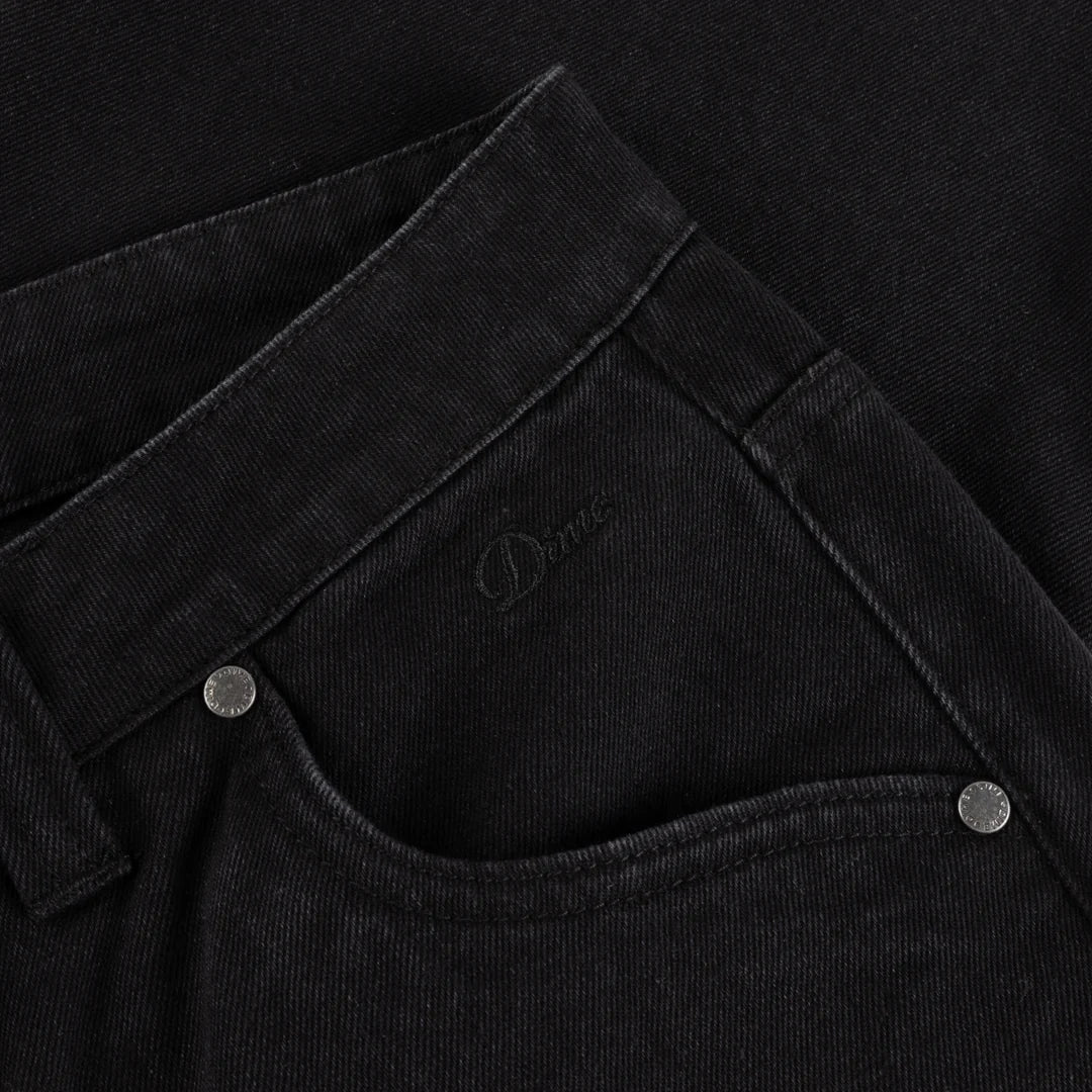 Dime Relaxed Denim Pants in Black - Goodnews Skateshop
