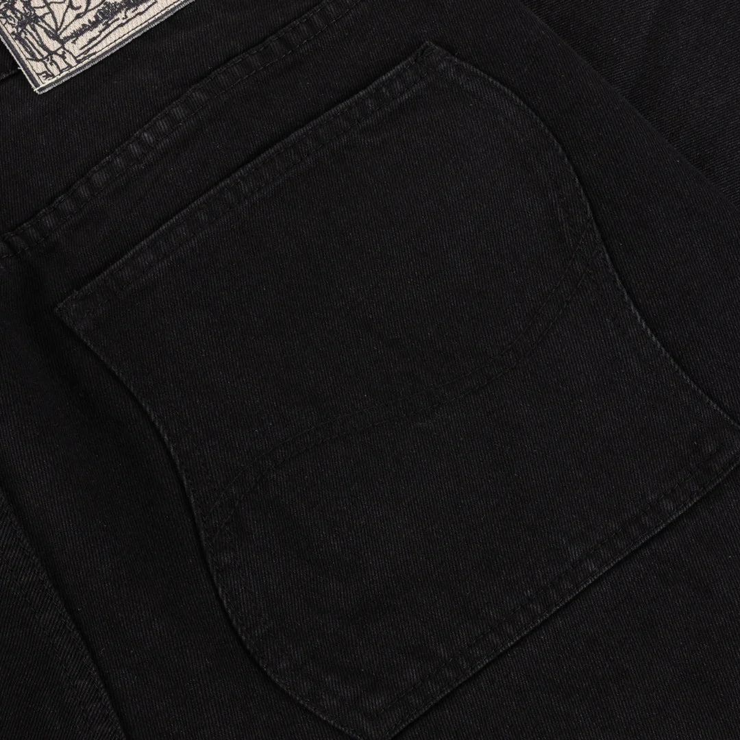 Dime Relaxed Denim Pants in Black - Goodnews Skateshop