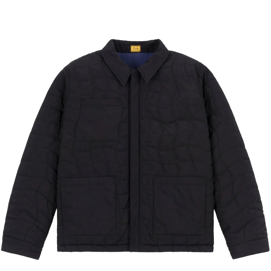 Dime Reversible Insulated Jacket in Black/Navy - Goodnews Skateshop