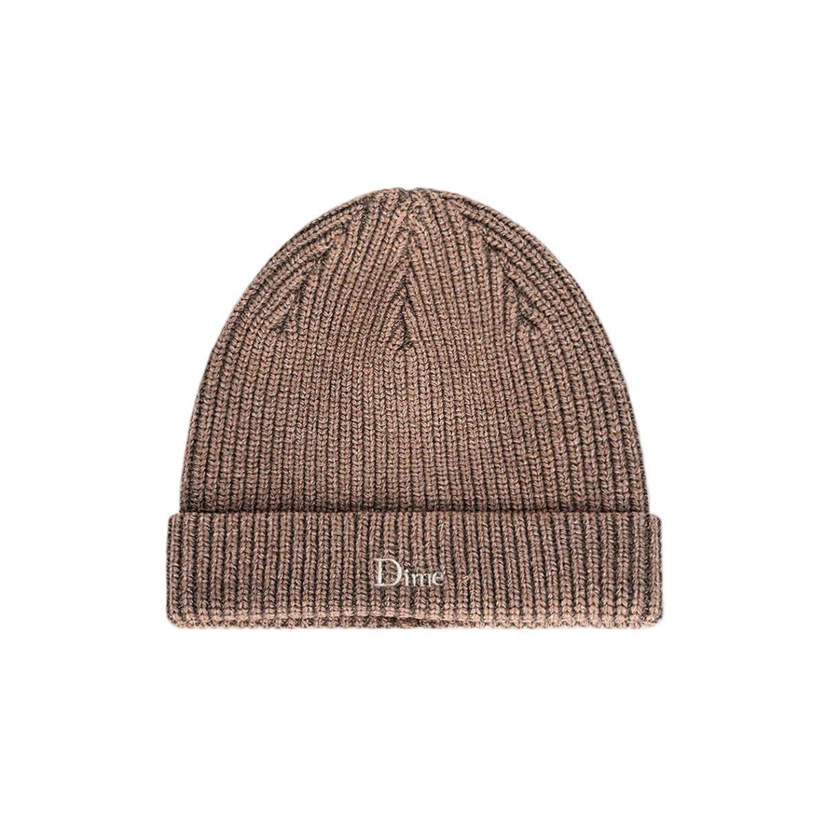 Dime Rib Fold Beanie in Oak - Goodnews Skateshop