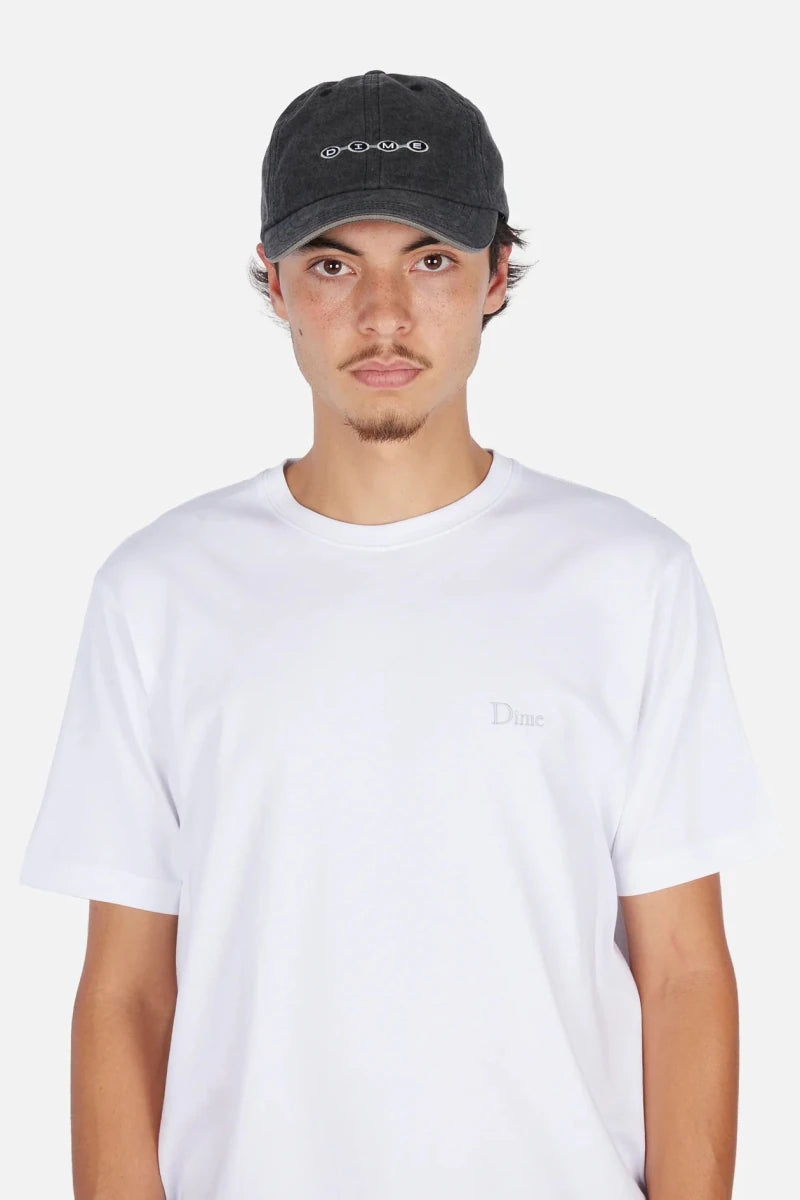 Dime Space Low Pro Cap in Black Washed - Goodnews Skateshop