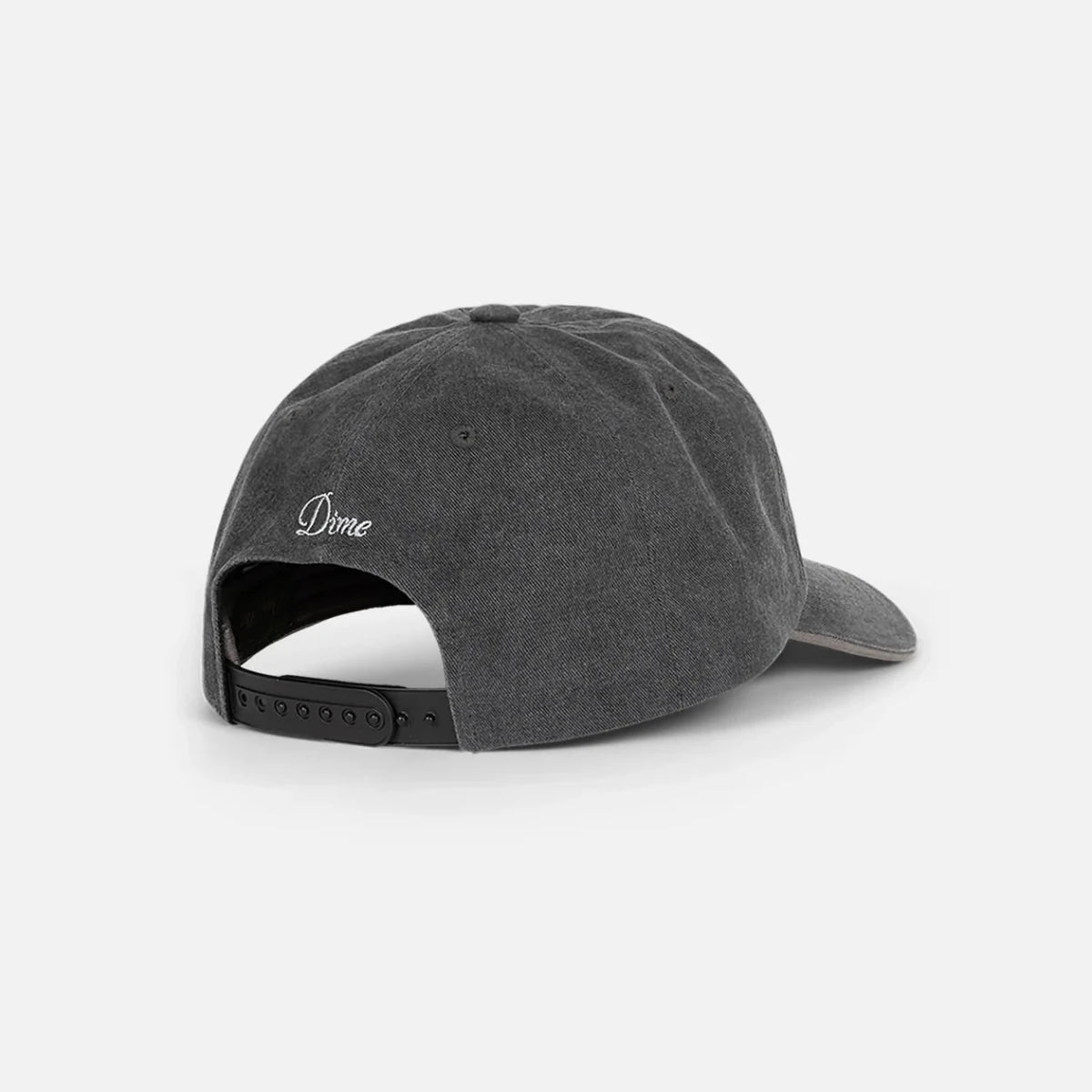 Dime Space Low Pro Cap in Black Washed - Goodnews Skateshop