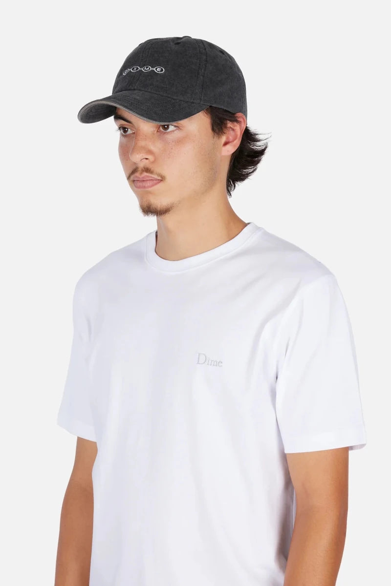 Dime Space Low Pro Cap in Black Washed - Goodnews Skateshop
