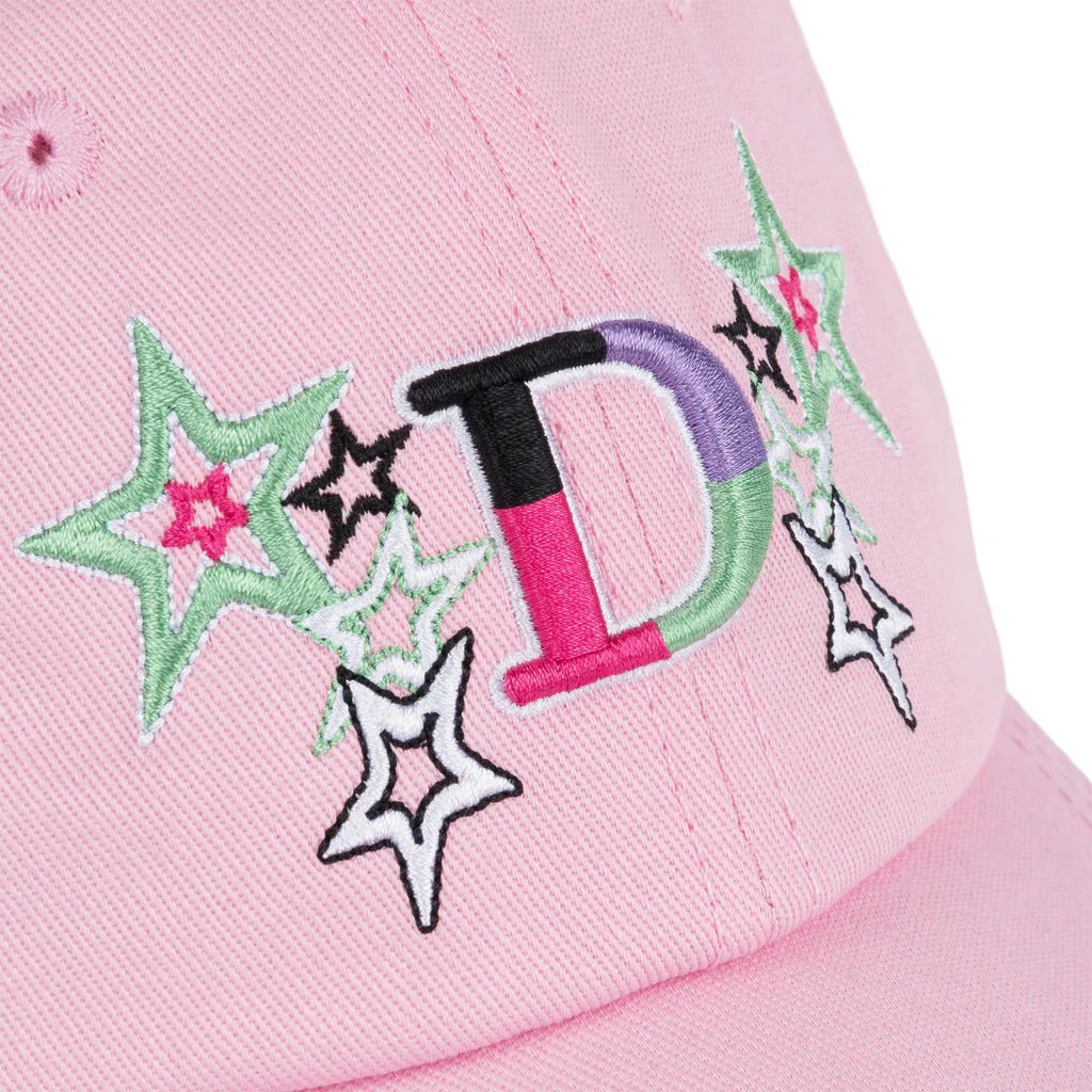 Dime Star D Low Pro Cap in Baby Pink - Goodnews Skateshop