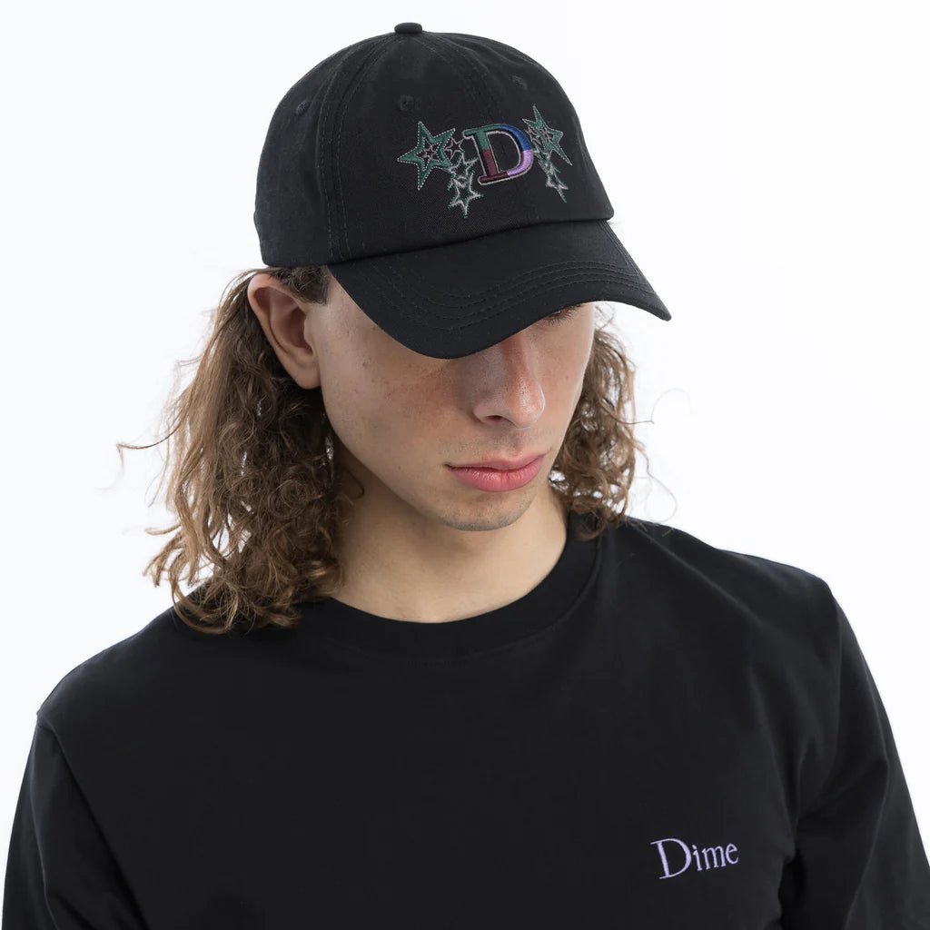 Dime Star D Low Pro Cap in Black - Goodnews Skateshop