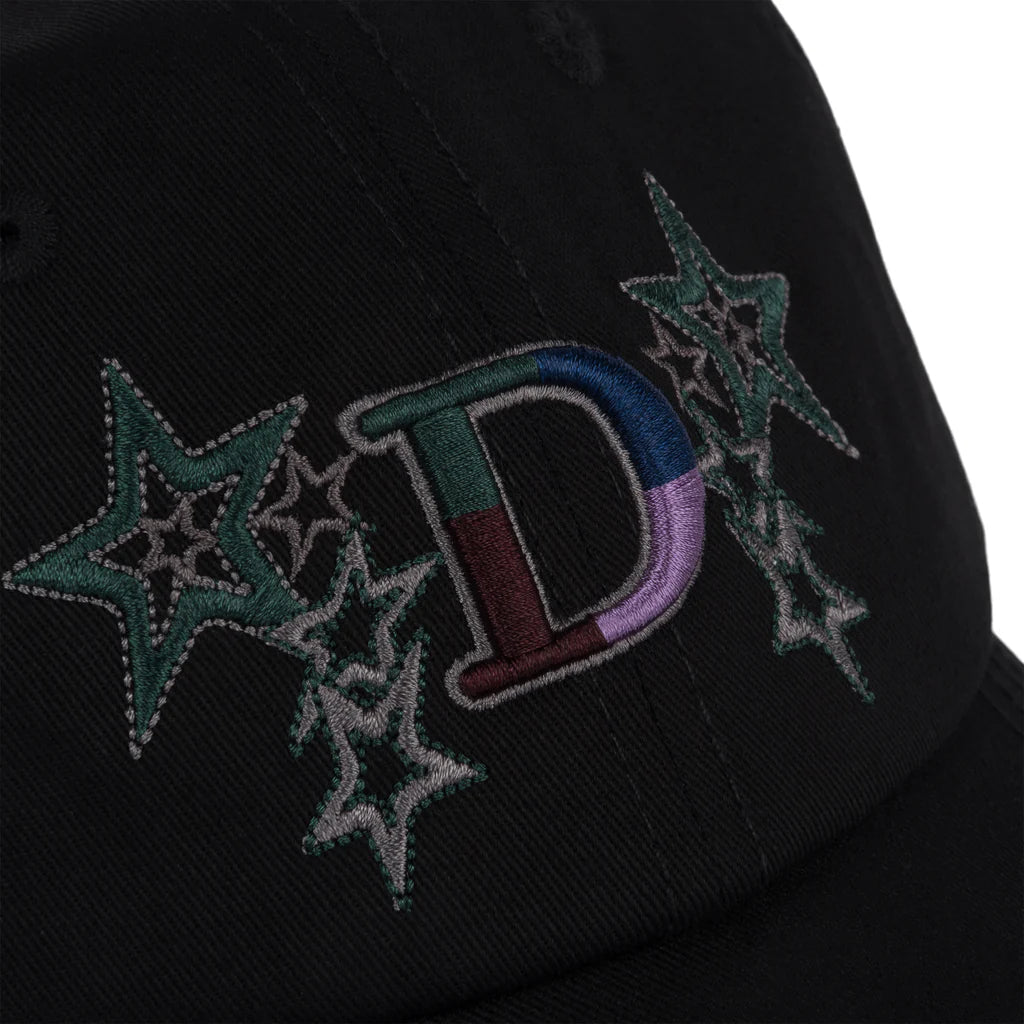 Dime Star D Low Pro Cap in Black - Goodnews Skateshop