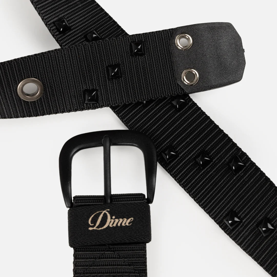 Dime Studded Belt in Black - Goodnews Skateshop