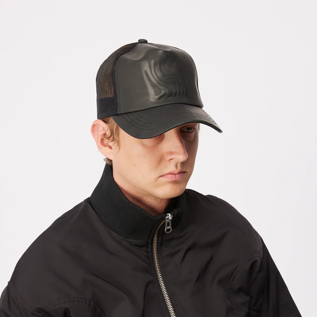 Dime Vortex Trucker Cap in Black - Goodnews Skateshop