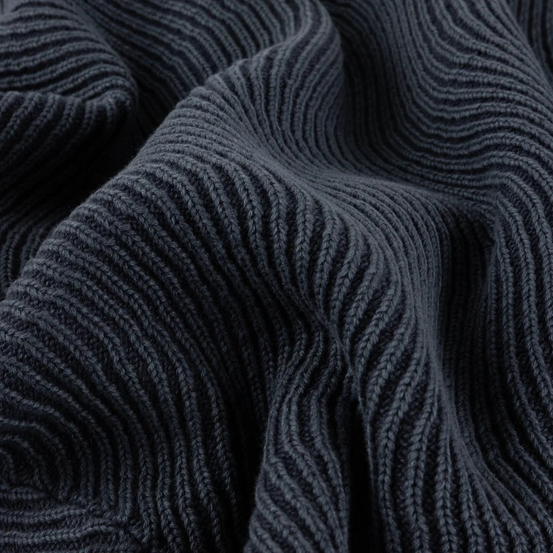 Dime Wave Knit Sweater in Navy - Goodnews Skateshop