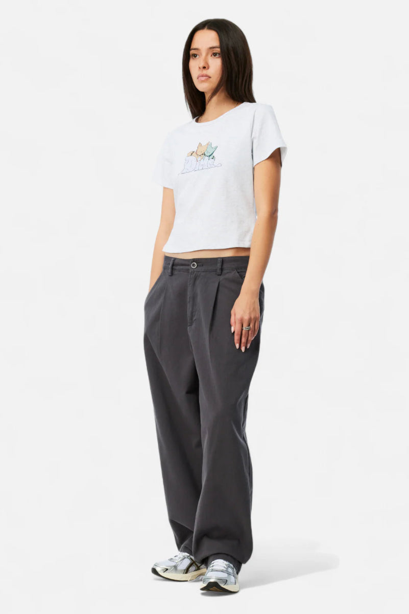 Dime Womens Fluff T-Shirt in Ash - Goodnews Skateshop