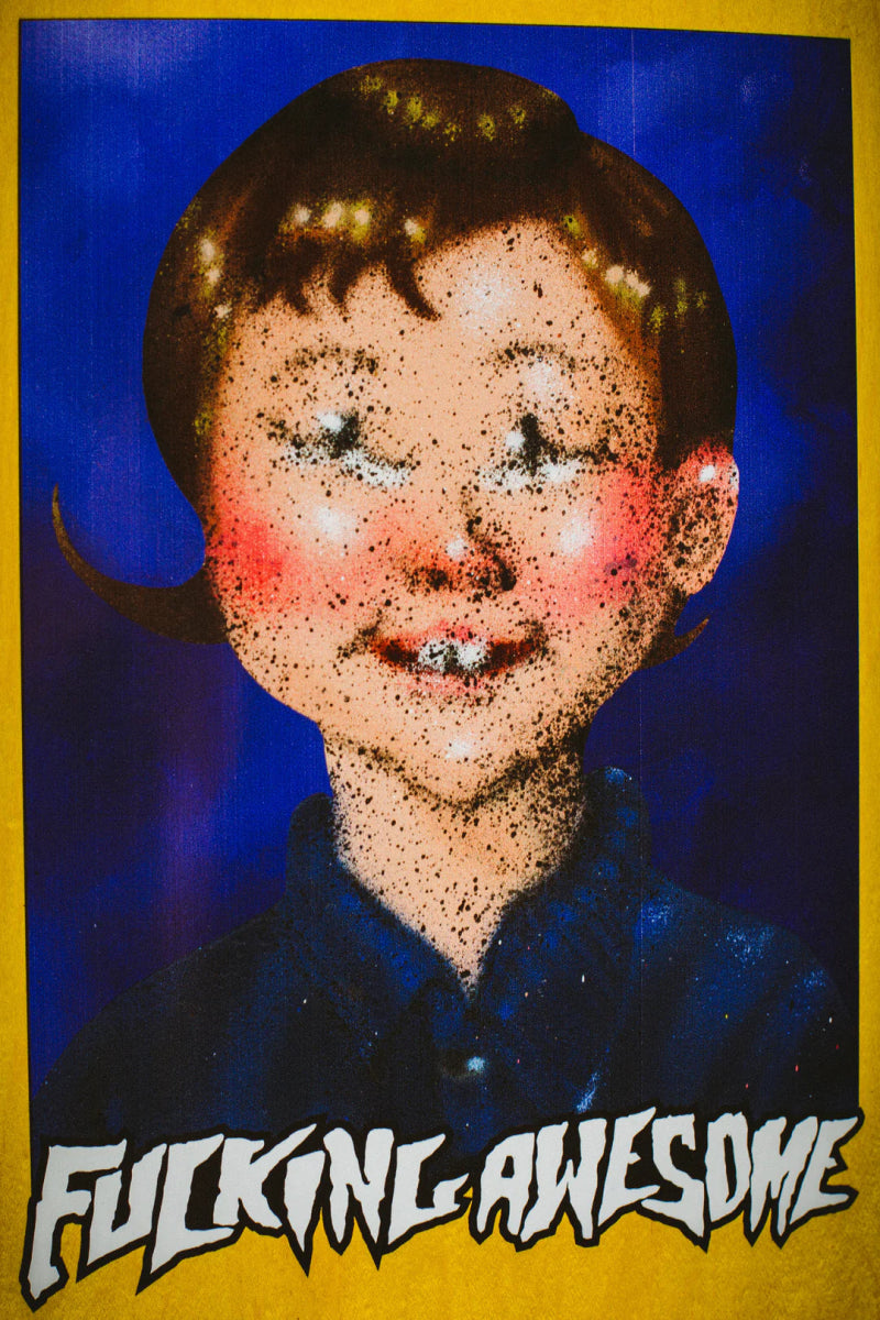FA Elijah Berle Class Photo Painted by SickID Shape 2 Deck 8.5 - Goodnews Skateshop