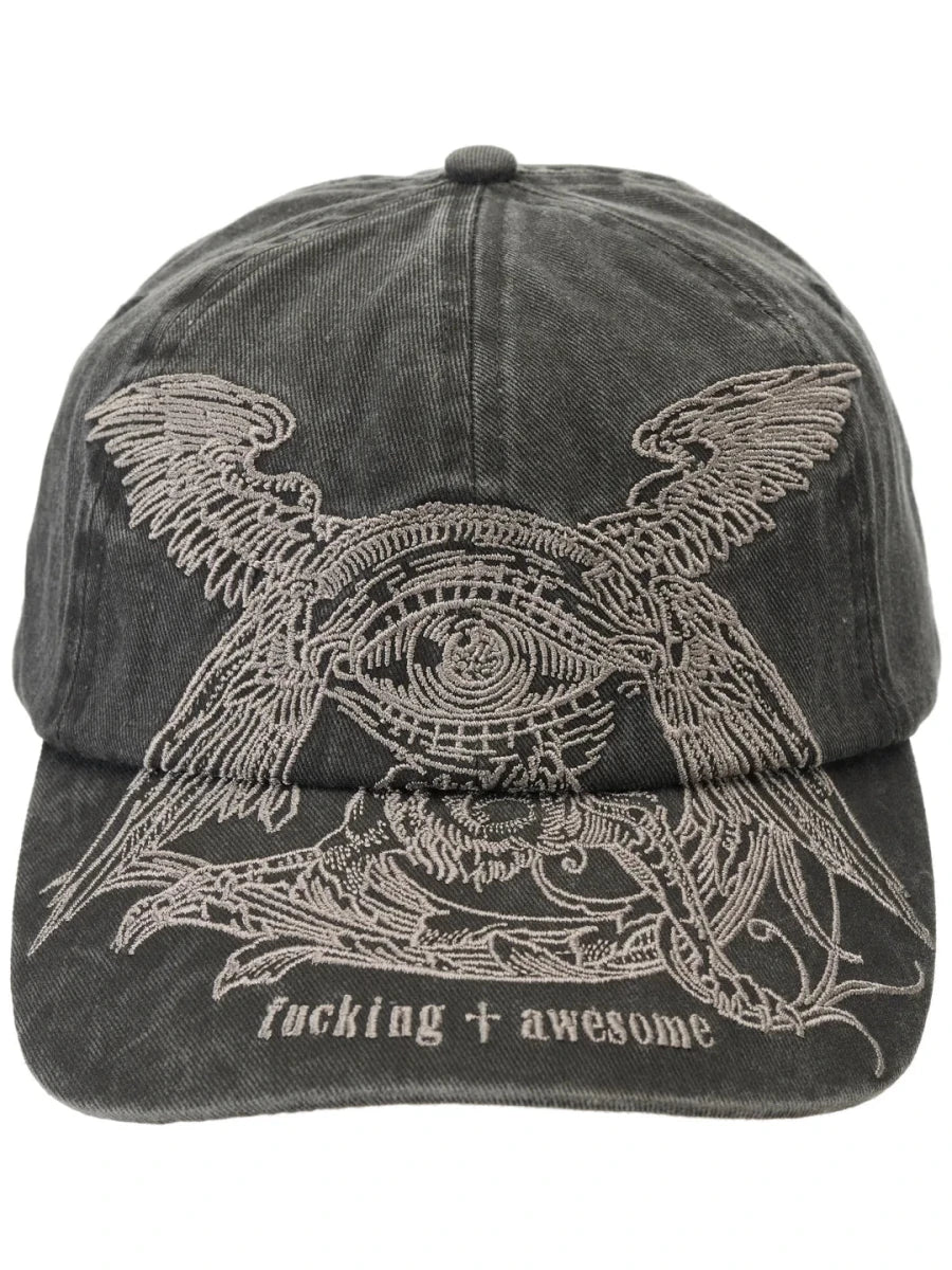 FA Sephira 6 - Panel Hat in Washed Black - Goodnews Skateshop
