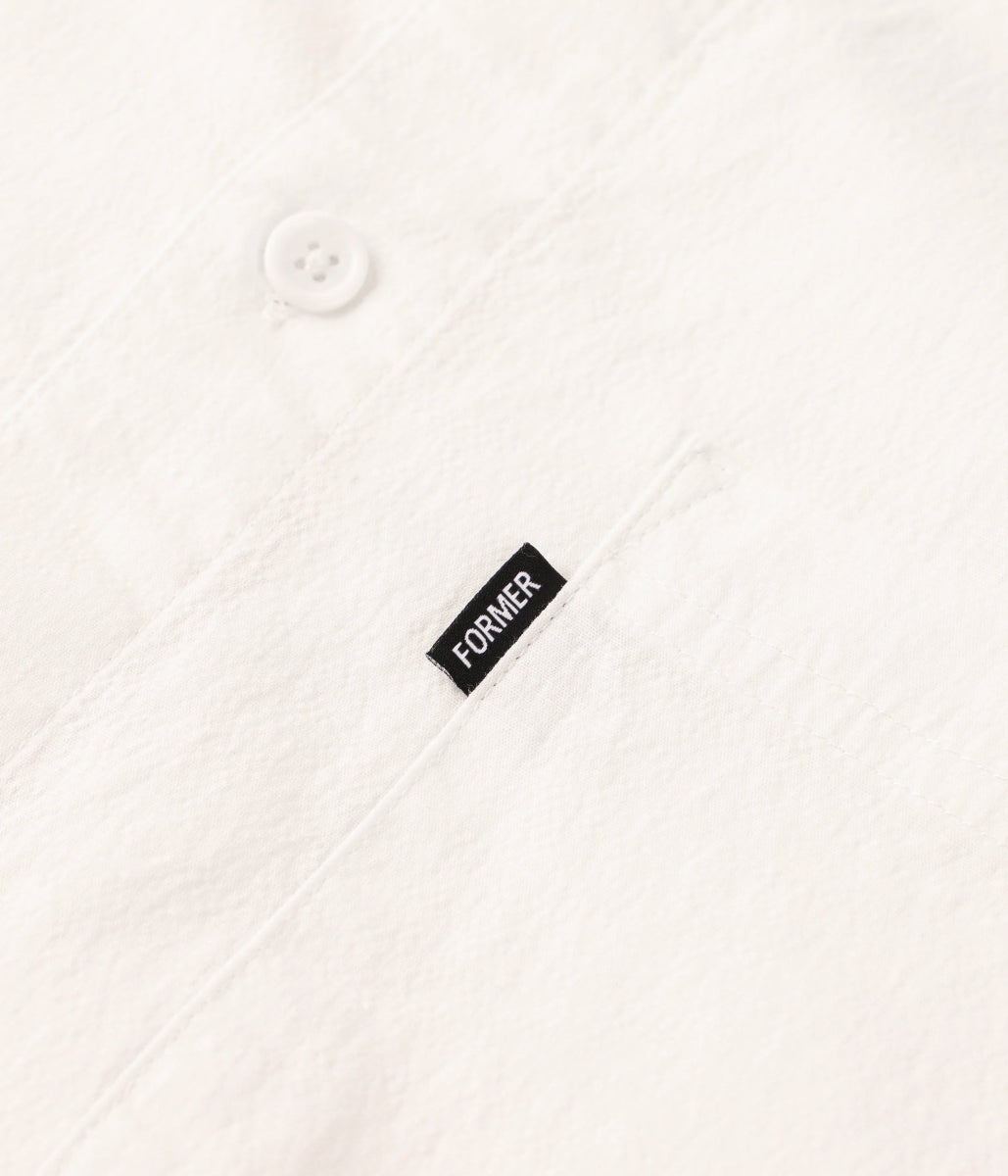 Former Legacy Short Sleeve Shirt in Bone - Goodnews Skateshop