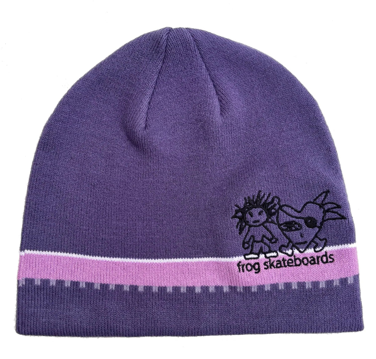 Frog Pirate Beanie in Purple - Goodnews Skateshop