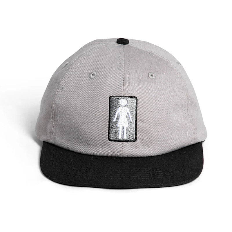 Girl OG Classic Snapback Hat in Black/Grey - Goodnews Skateshop