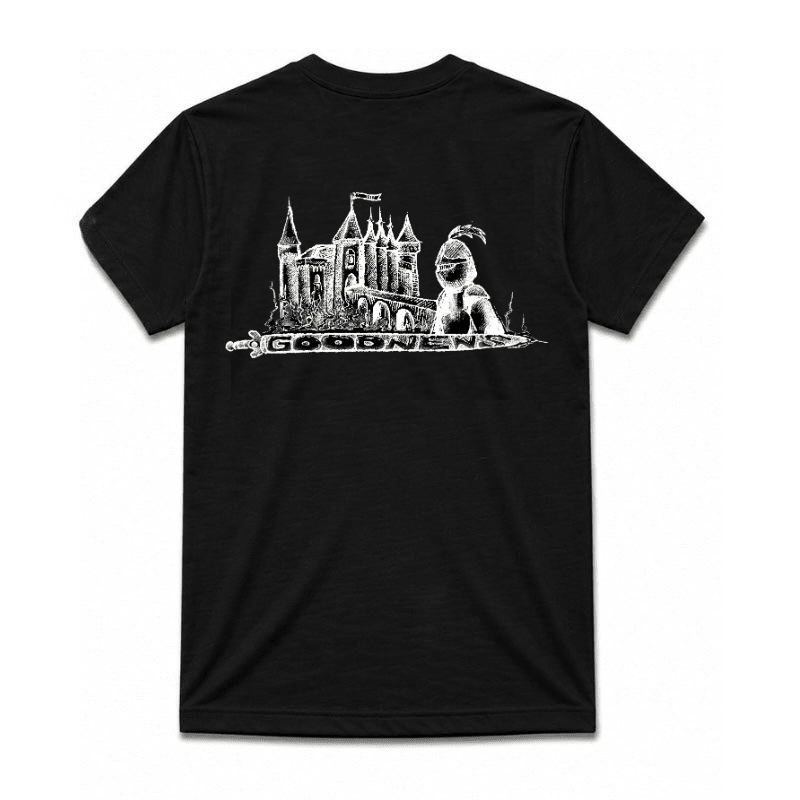 Goodnews Knight T-Shirt in Black - Goodnews Skateshop