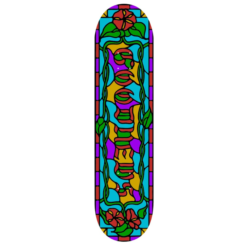 Goodnews Stained Glass Deck - Goodnews Skateshop