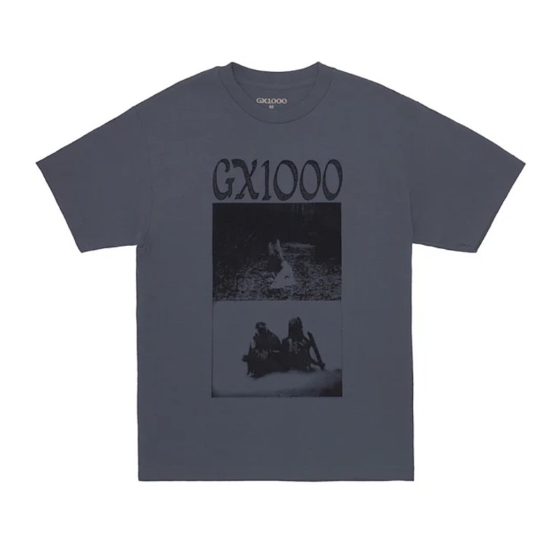 GX1000 Ill Intent T - Shirt in Charcoal - Goodnews Skateshop