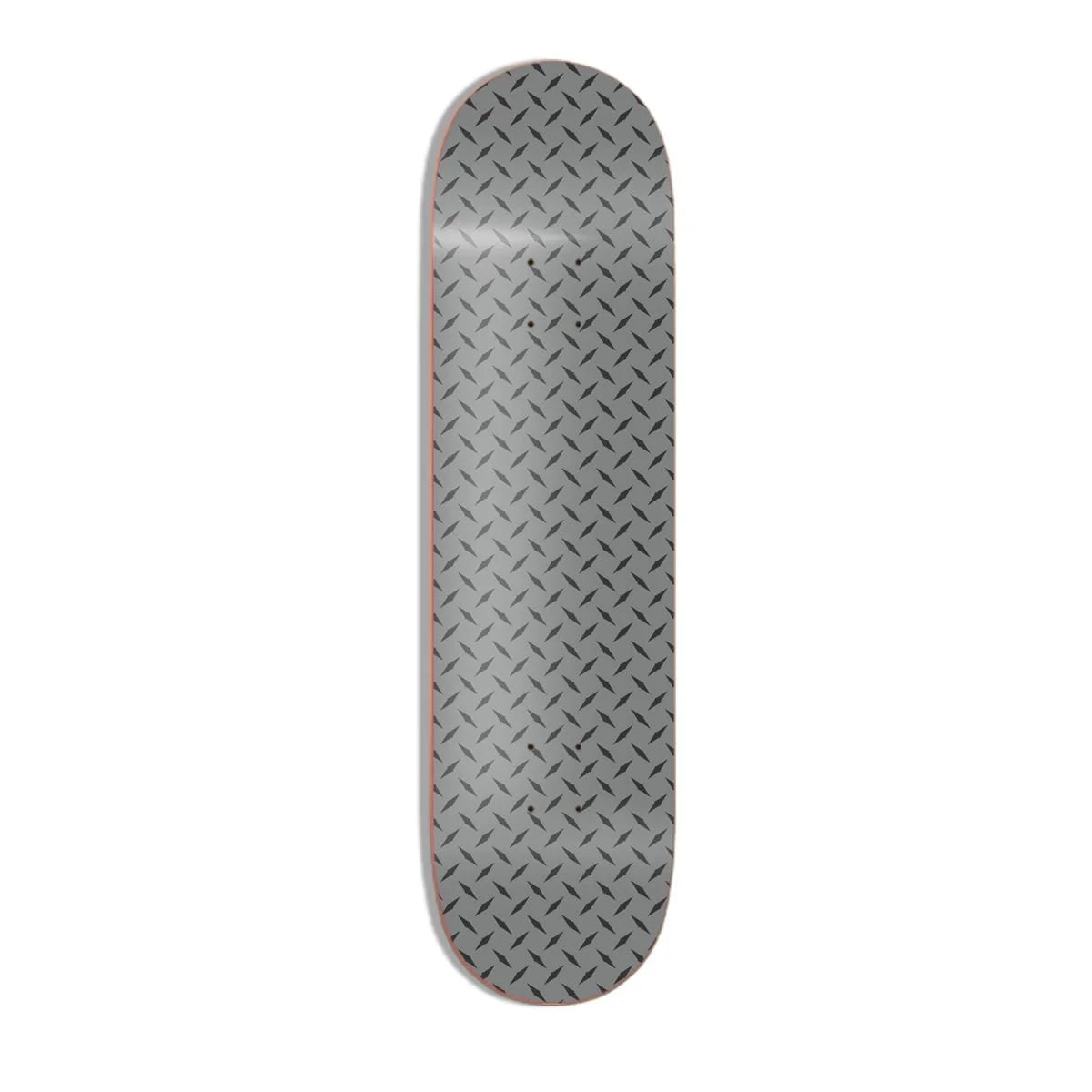 Hardbody Diamond Plate Grey Deck 8.25 Long - Goodnews Skateshop