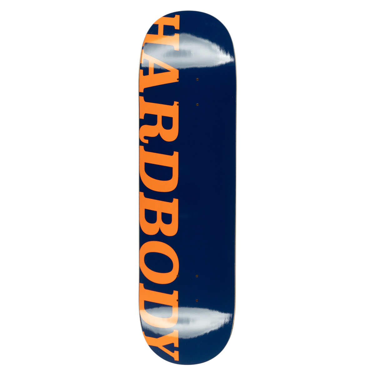 Hardbody NY Logo Orange/Navy Deck 8.5 - Goodnews Skateshop