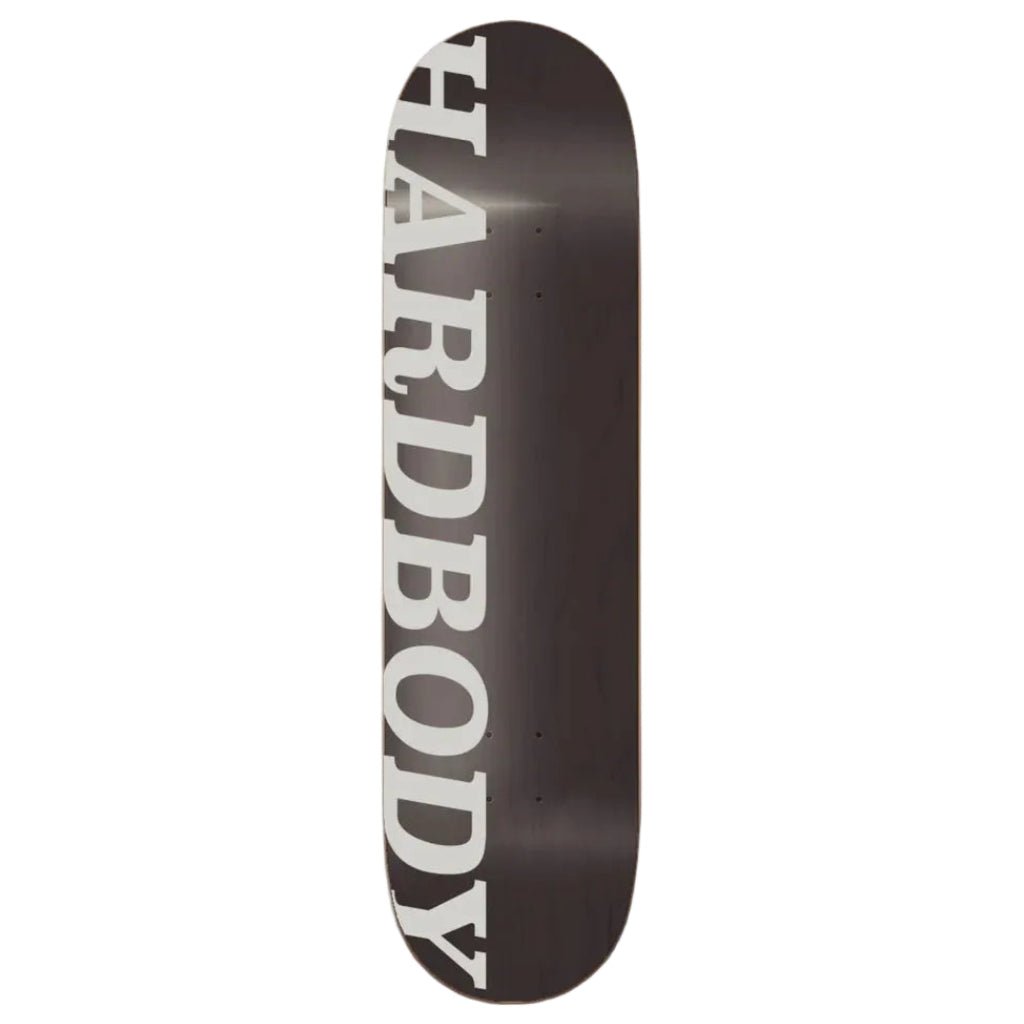 Hardbody Silver Logo Deck 8.5 - Goodnews Skateshop