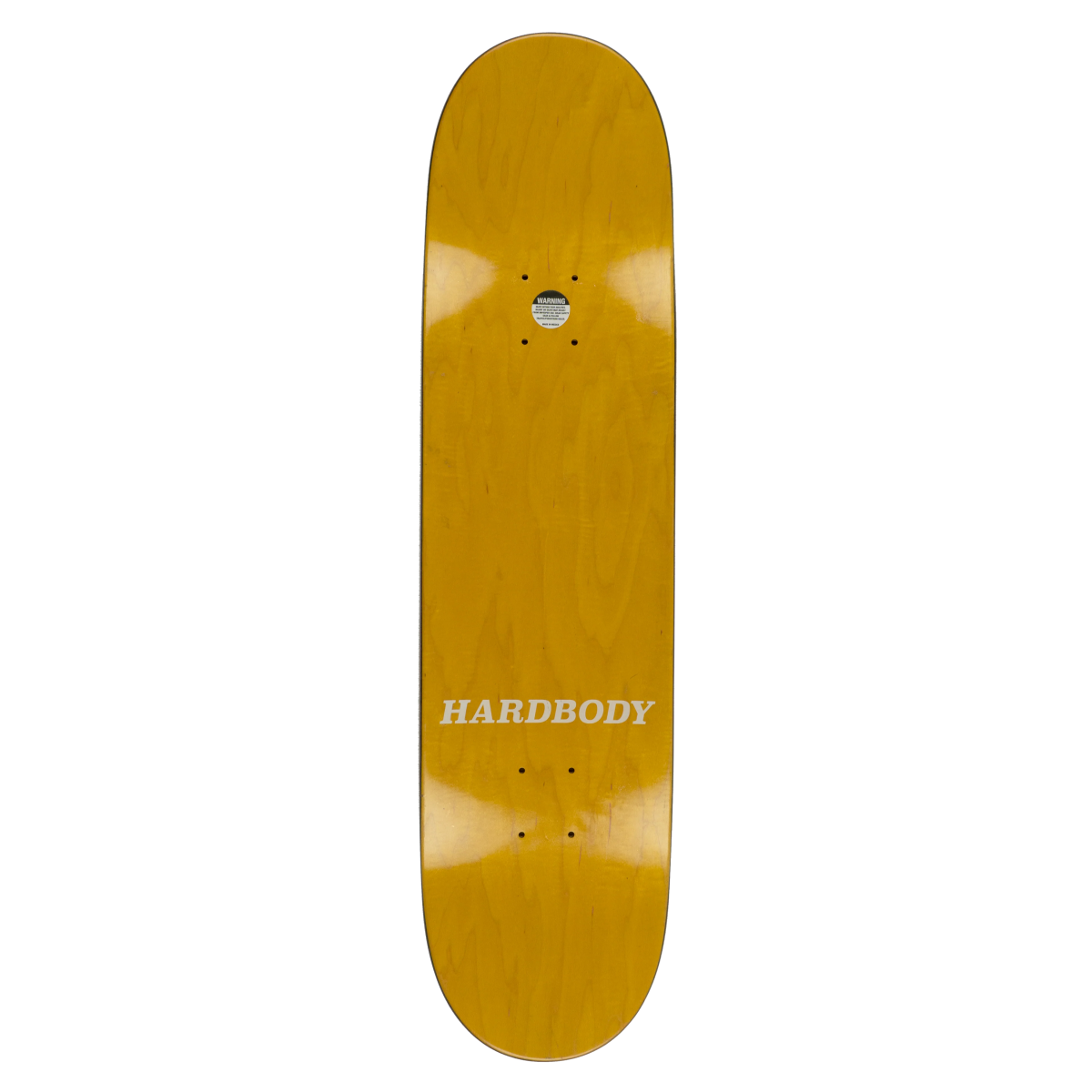 Hardbody Stacked Logo Grey/Blue Deck 8.25 - Goodnews Skateshop