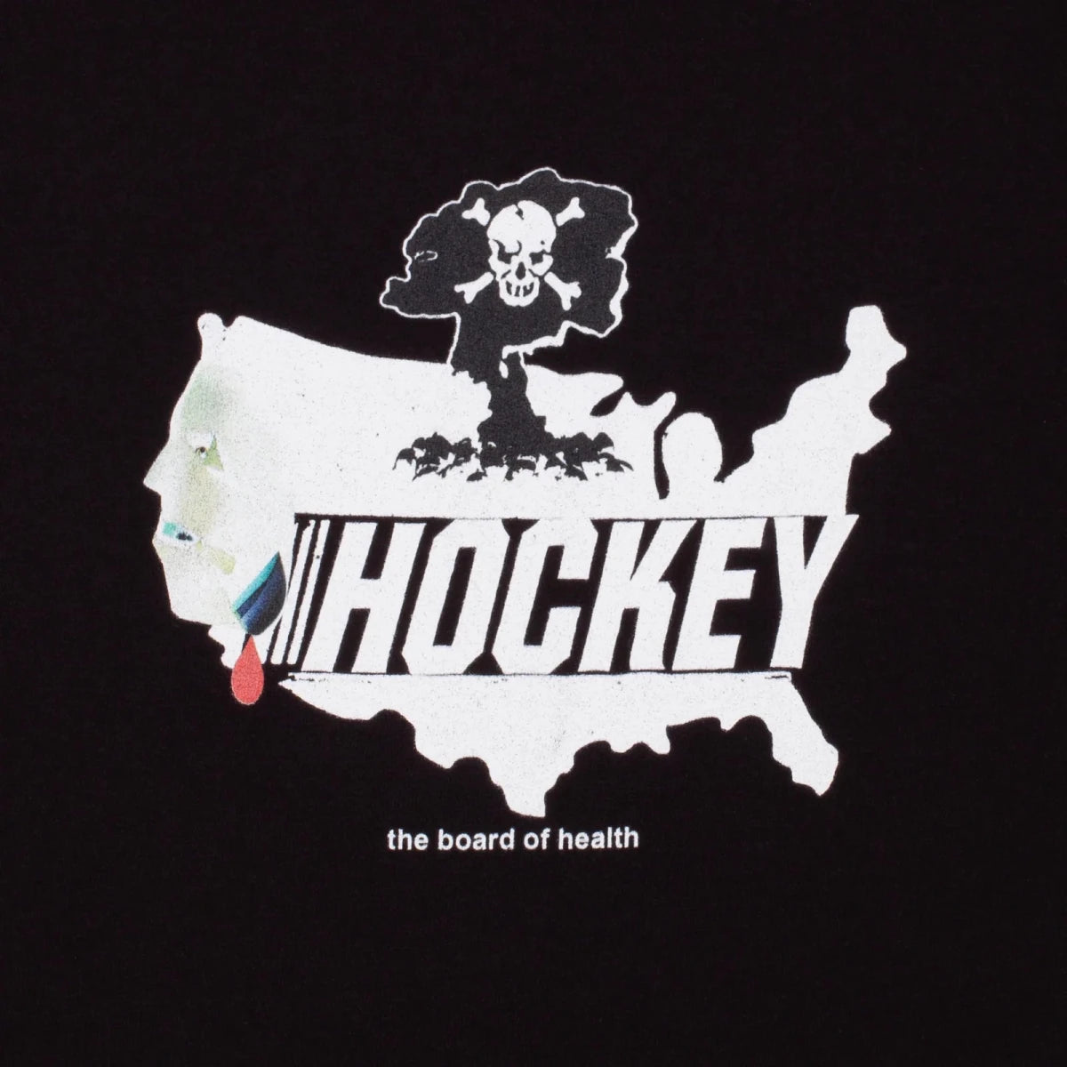 Hockey Board of Health T-Shirt in Black - Goodnews Skateshop