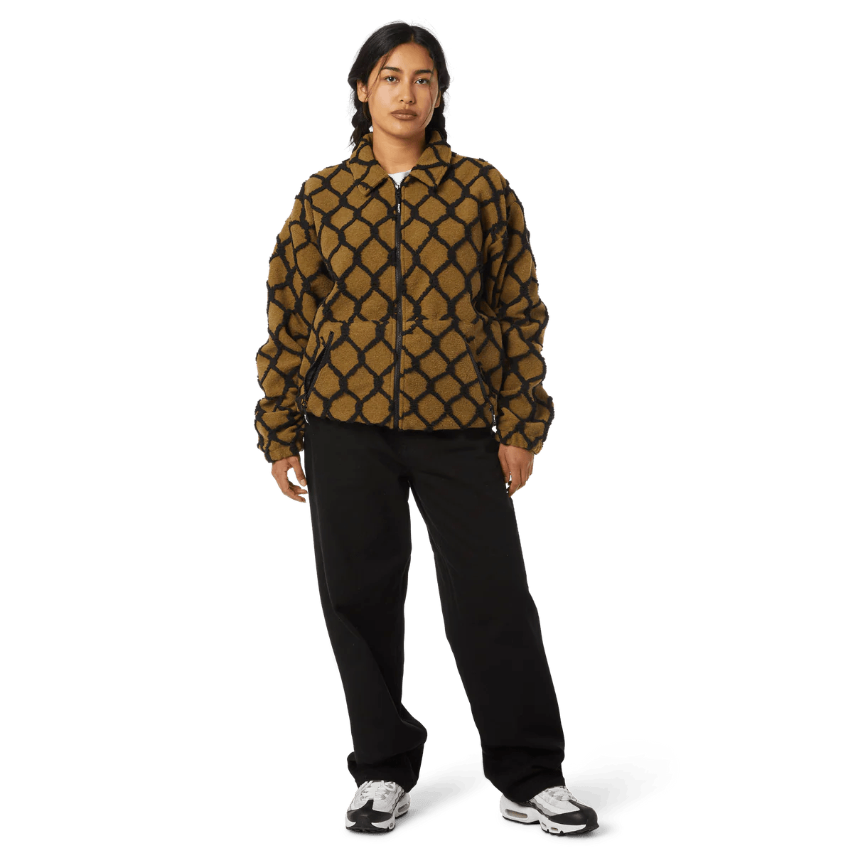 HUF Cromer Pant in Black/Copper - Goodnews Skateshop