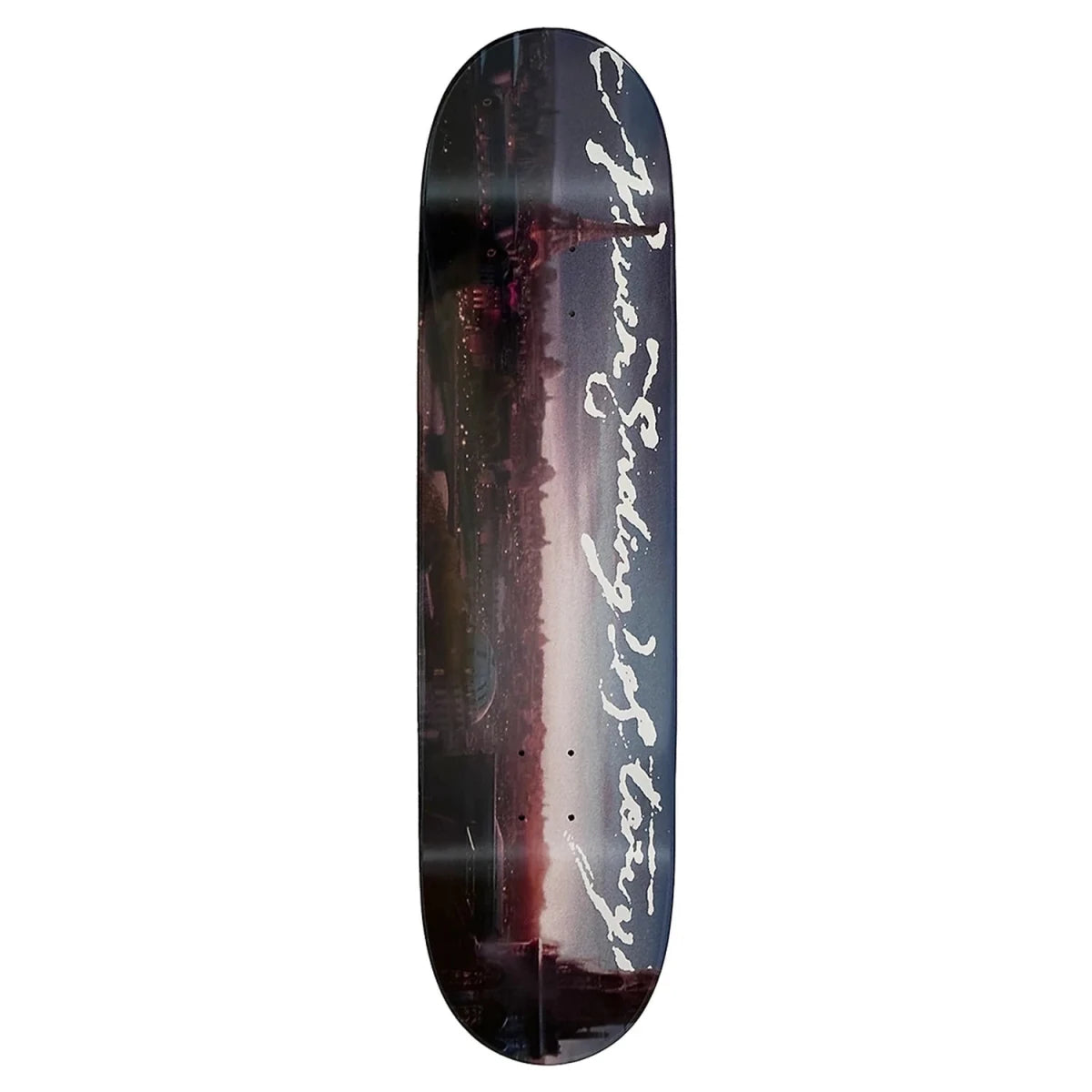 Late Nite Stars Black Dip White Fill Deck 8.5 - Goodnews Skateshop