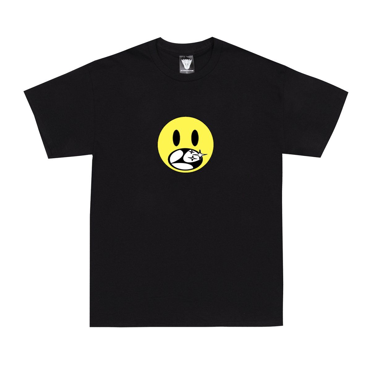 Limosine Happy Face T-Shirt in Black - Goodnews Skateshop