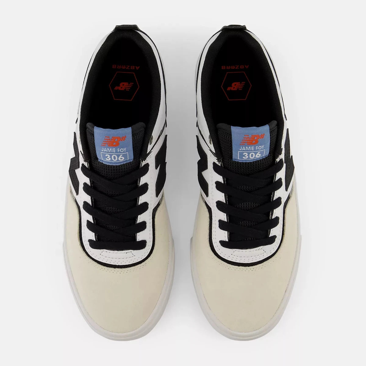 New Balance Numeric 306 Jamie Foy in White/Black - Goodnews Skateshop