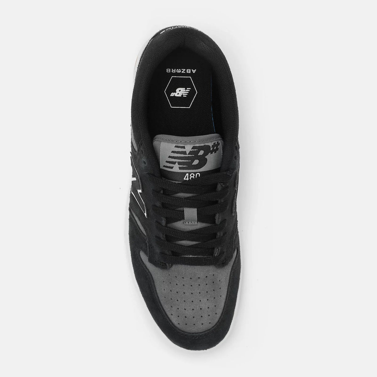 New Balance Numeric 480 in Black/Grey - Goodnews Skateshop