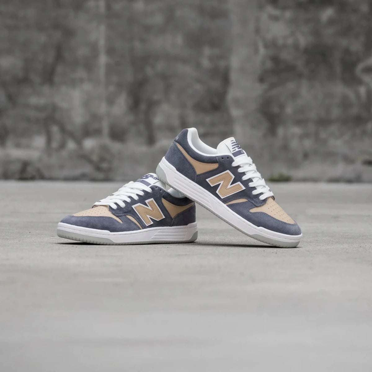New Balance Numeric 480 in Grey/Beige - Goodnews Skateshop