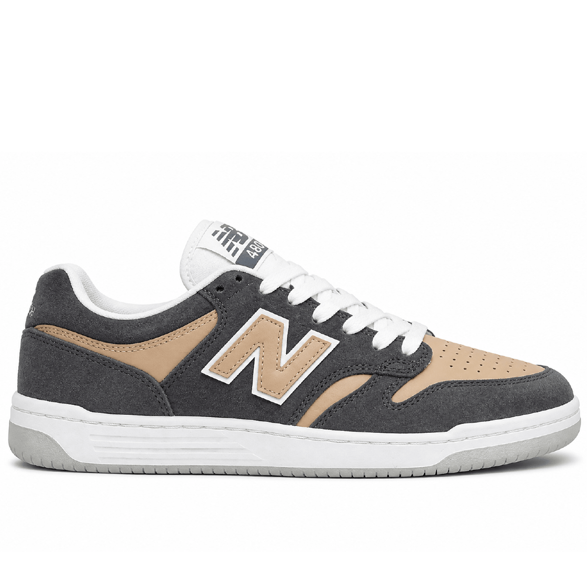 New Balance Numeric 480 in Grey/Beige - Goodnews Skateshop