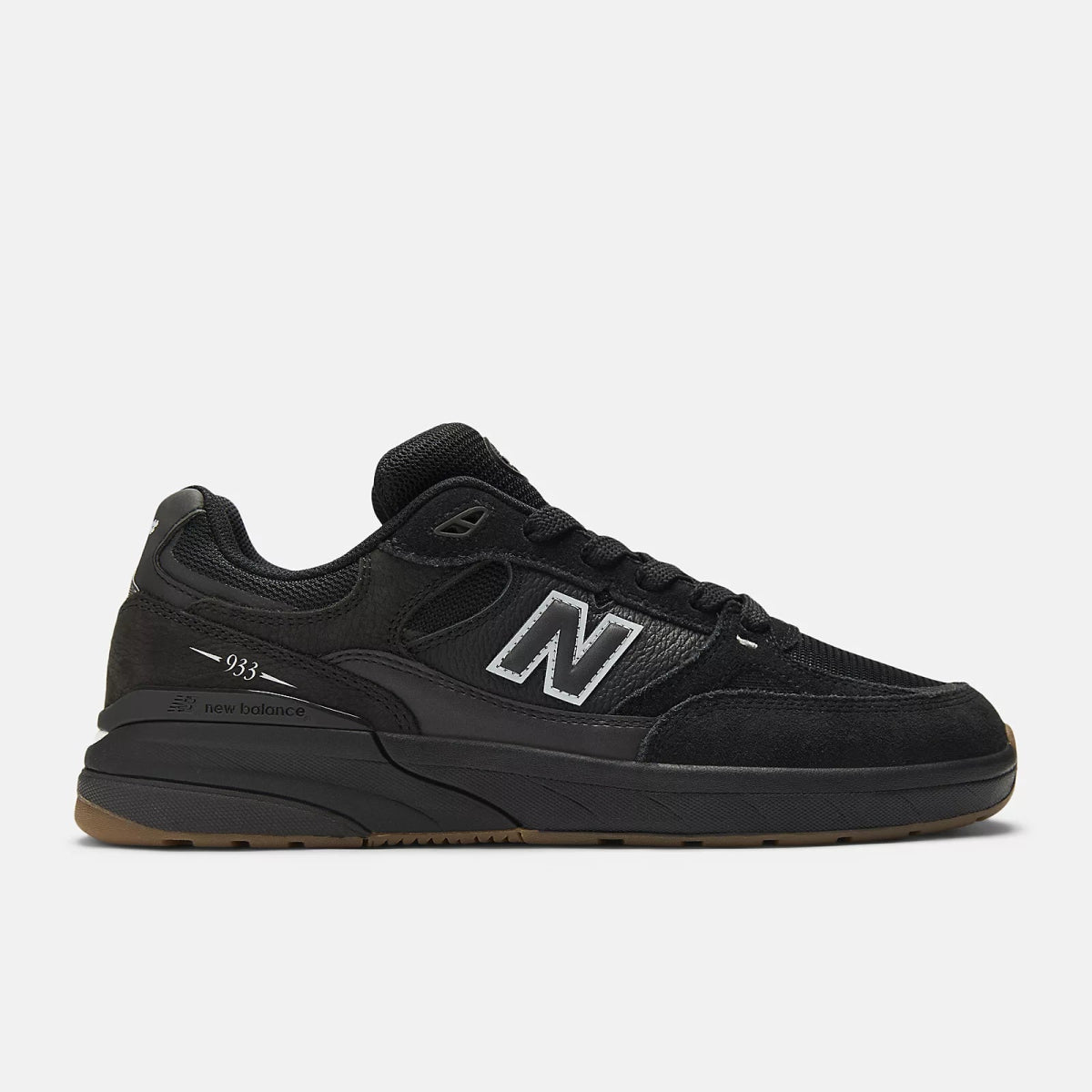 New Balance Numeric Andrew Reynolds 933 in Black/Black - Goodnews Skateshop