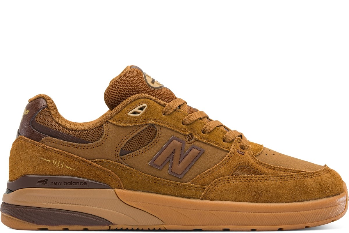New Balance Numeric Andrew Reynolds 933 in Wheat/Gum - Goodnews Skateshop