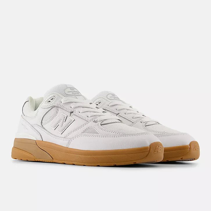 New Balance Numeric Andrew Reynolds 933 in White/Gum - Goodnews Skateshop