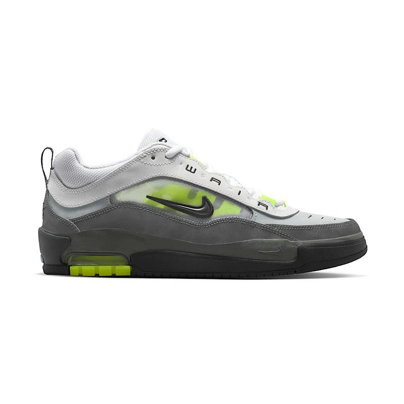 Nike SB Air Max Ishod in Black/Neon Yellow - Anthracite - Light Graphite - Goodnews Skateshop