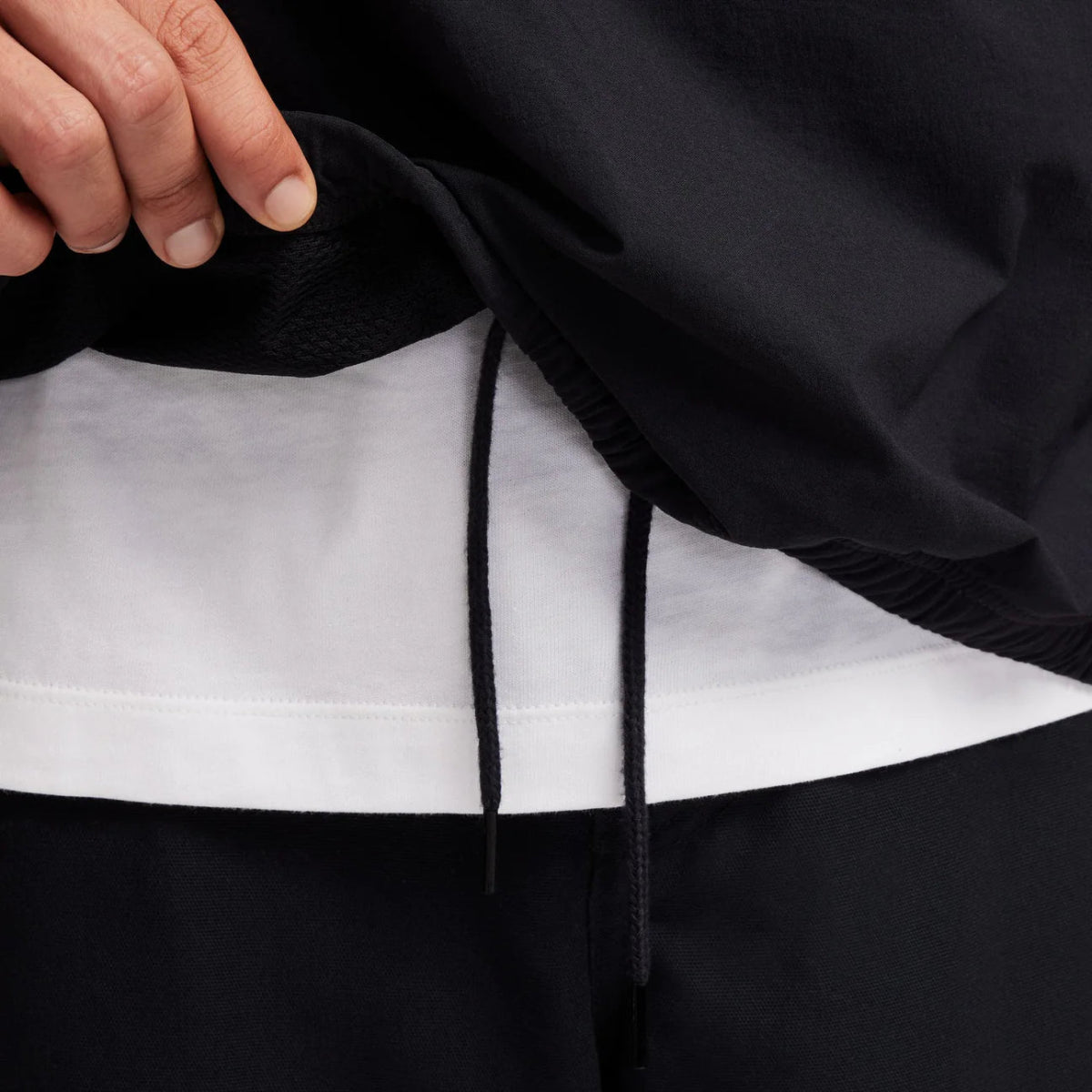 Nike SB Anorak Skate Jacket in Black/White - Goodnews Skateshop