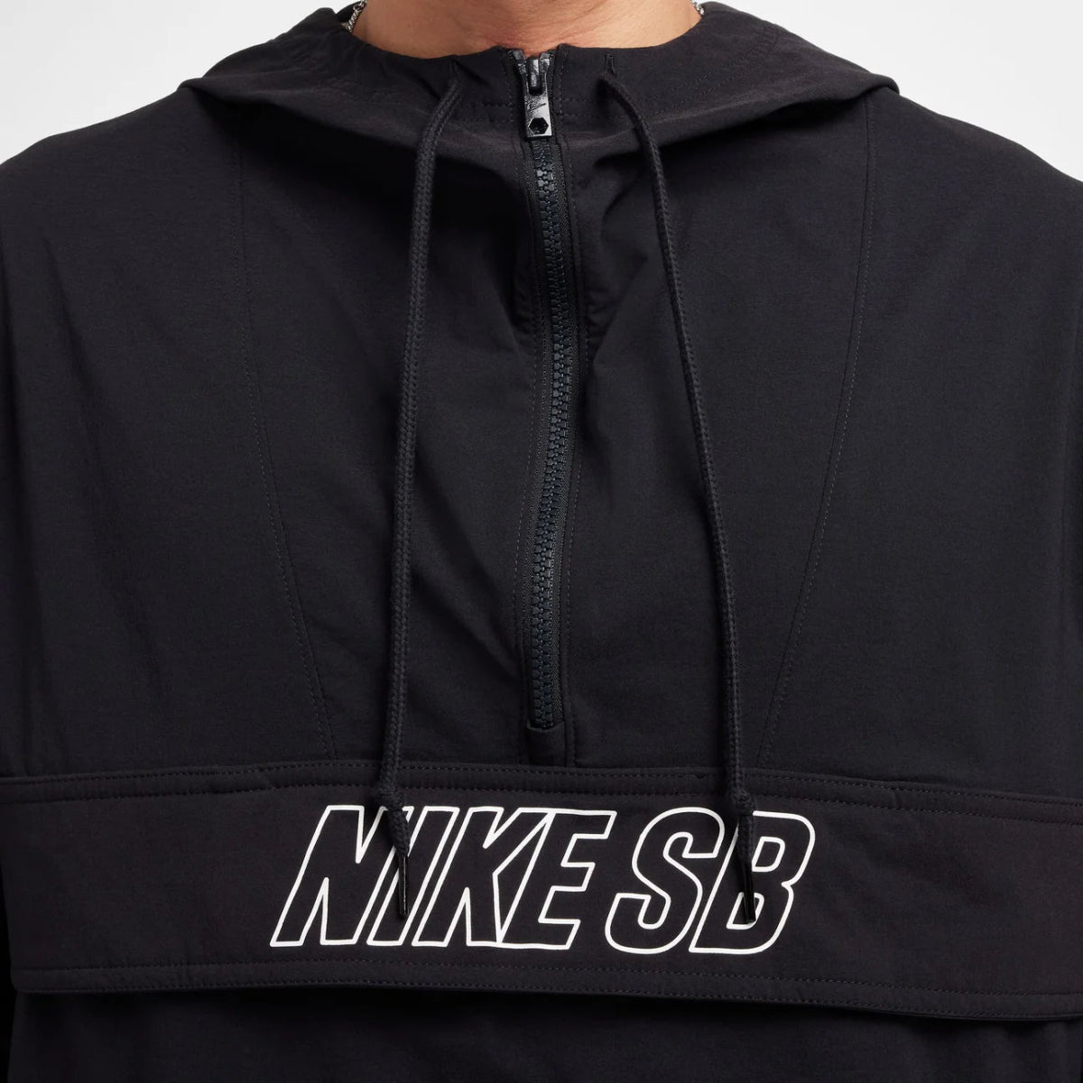 Nike SB Anorak Skate Jacket in Black/White - Goodnews Skateshop