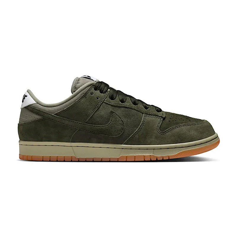 Nike SB Dunk Low Pro B in Sequoia/Sequoia - Light Army - White - Goodnews Skateshop