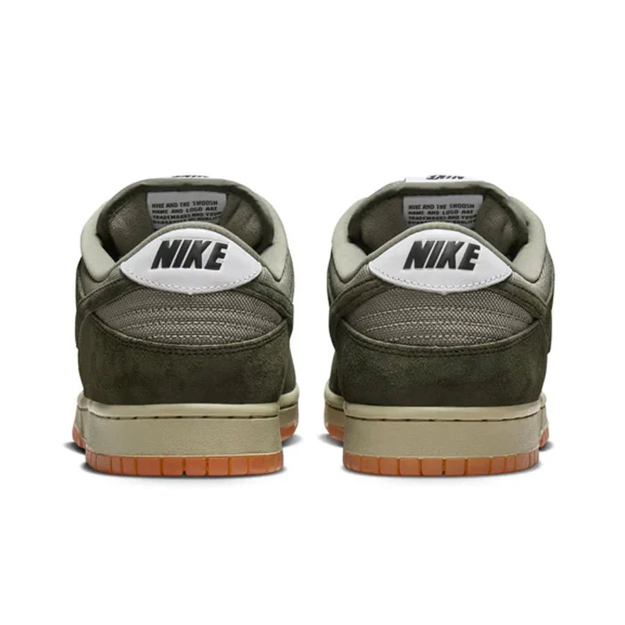 Nike SB Dunk Low Pro B in Sequoia/Sequoia - Light Army - White - Goodnews Skateshop