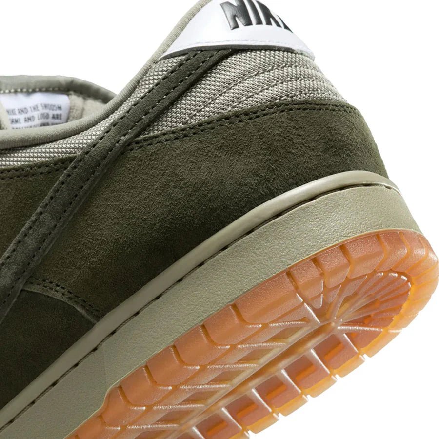 Nike SB Dunk Low Pro B in Sequoia/Sequoia - Light Army - White - Goodnews Skateshop