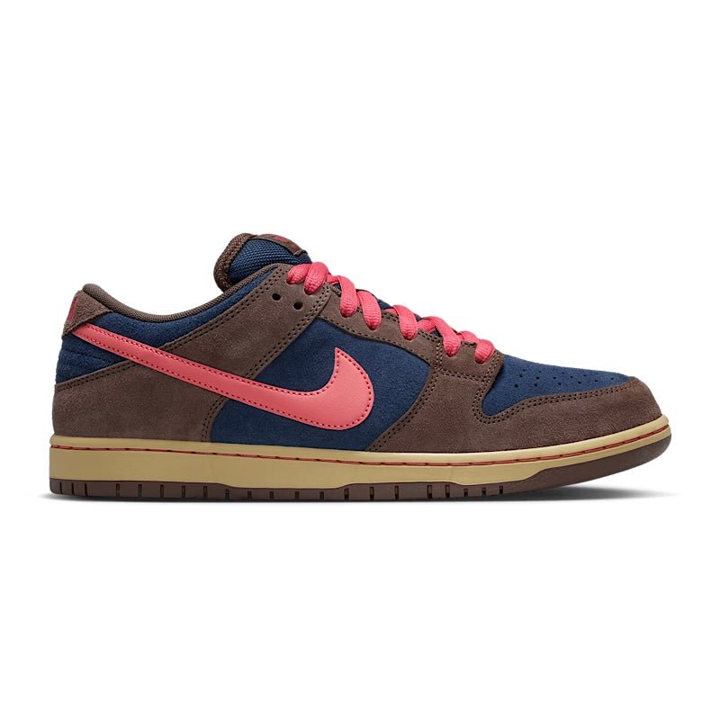 Nike SB Dunk Low Pro in Baroque Brown/Adobe - Midnight Navy - Goodnews Skateshop
