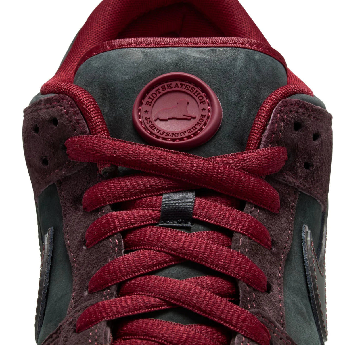 Nike SB Dunk Low Pro in Mahogany/Dark Beetroot - Team Red - Sail - Goodnews Skateshop