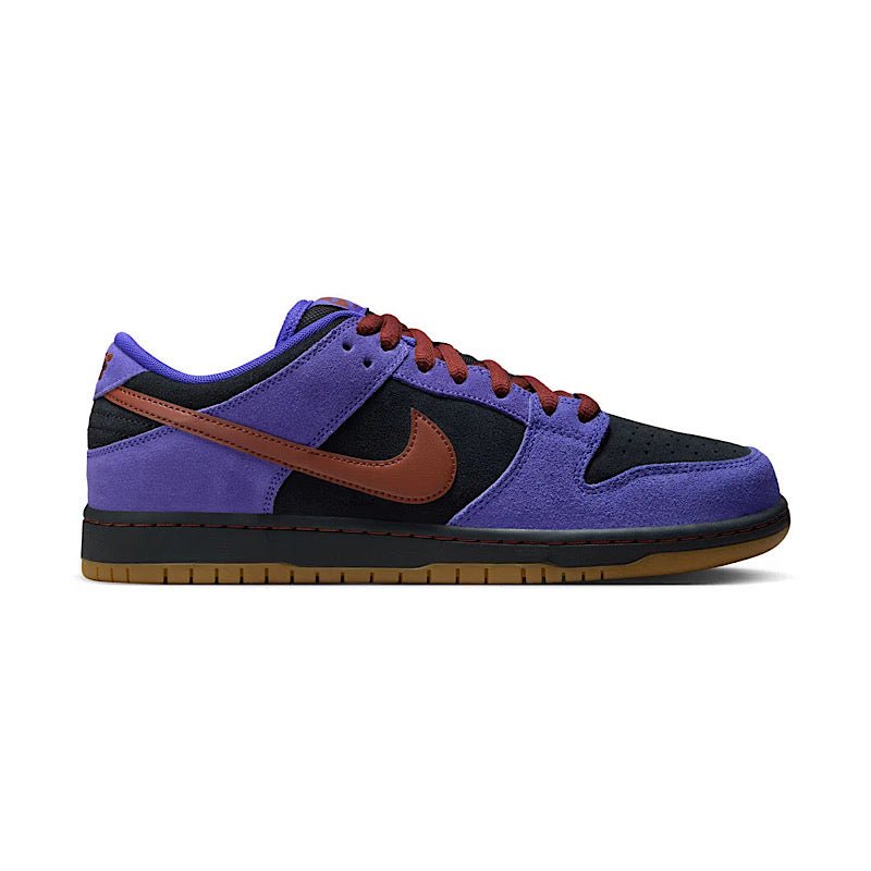 Nike SB Dunk Low Pro in Persian Violet/Cinnamon - Off Noir - Goodnews Skateshop