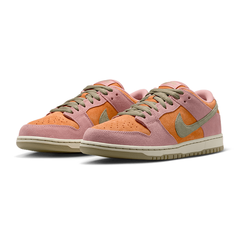 Nike SB Dunk Low Pro in Red Stardust/Neutral Olive - Monarch - Goodnews Skateshop