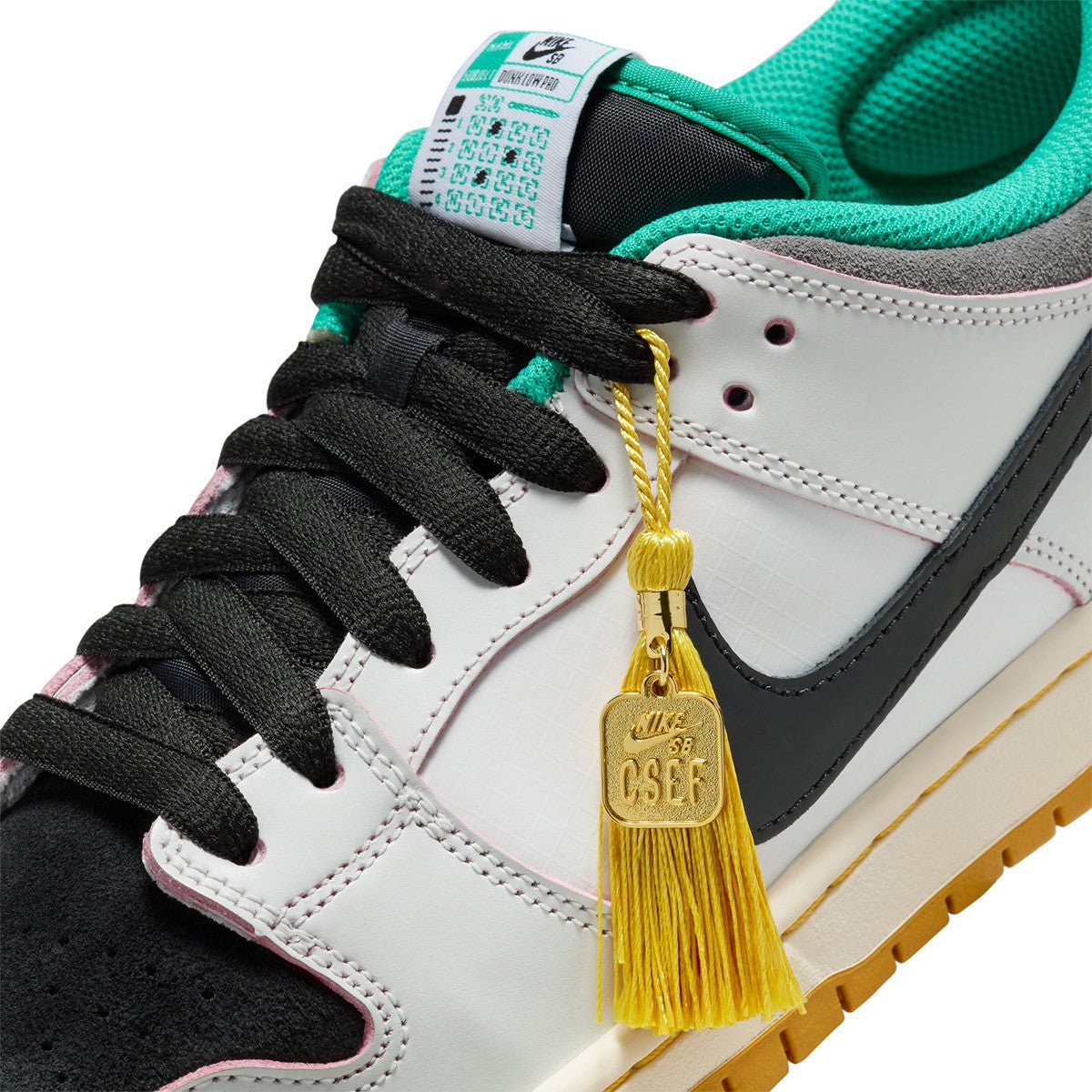Nike SB Dunk Low Pro in Summit White/Black - White - Iron Grey - Goodnews Skateshop