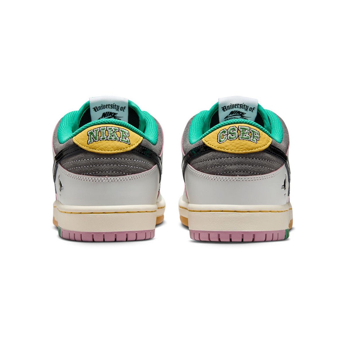 Nike SB Dunk Low Pro in Summit White/Black - White - Iron Grey - Goodnews Skateshop